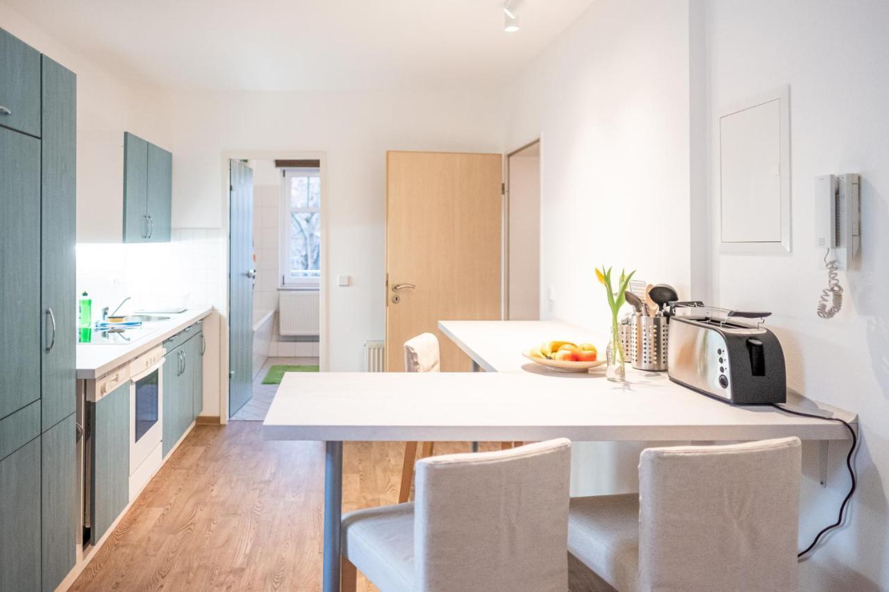 Helle Ferienwohnung im Hinterhof Dresden Exterior foto